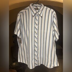 Ben Sherman Blue and White Checkered Shirt